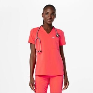 Both new. Figs fiery coral top and bottoms.